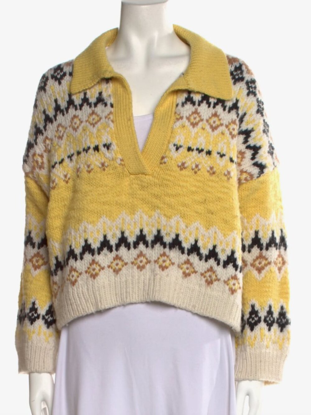 A.L.C. Merino Wool Striped Sweater